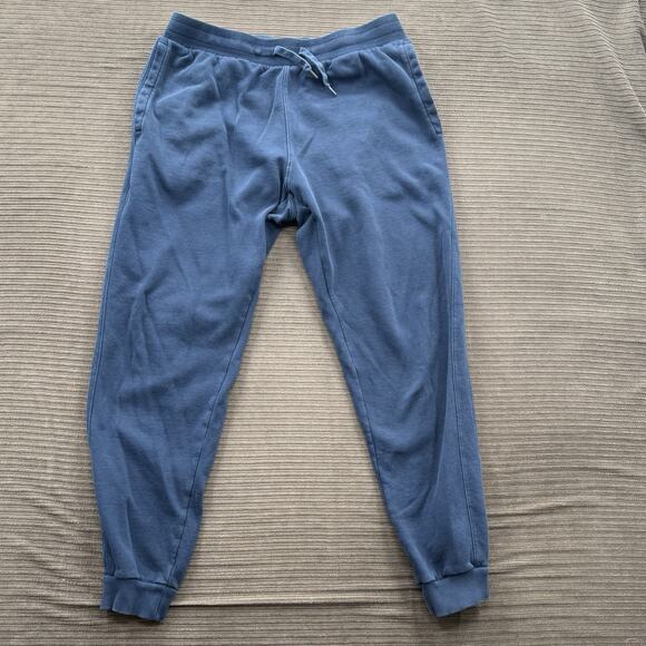 Under Armour Joggers Men XL Blue Cotton Drawstring Gym Workout Training Outdoors - Picture 1 of 10